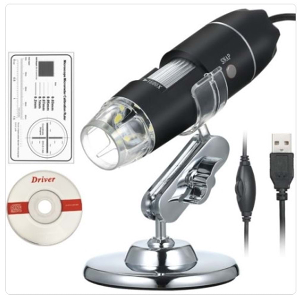 USB1600X Yazılımlı Usb Dijital Mikroskop